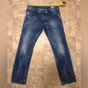 ***FOR SAM*** EUC RARE 008C0 Wash Diesel Larkee Relaxed Straight 32x34 (33x34)